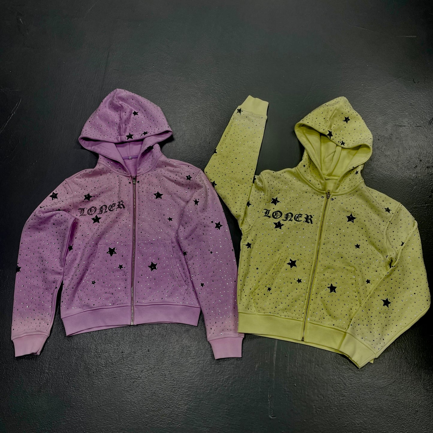 V1 SPOT LIGHT PURPLE ZIP UP