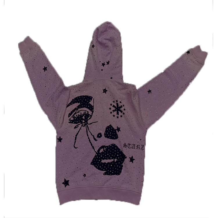 V1 SPOT LIGHT PURPLE ZIP UP