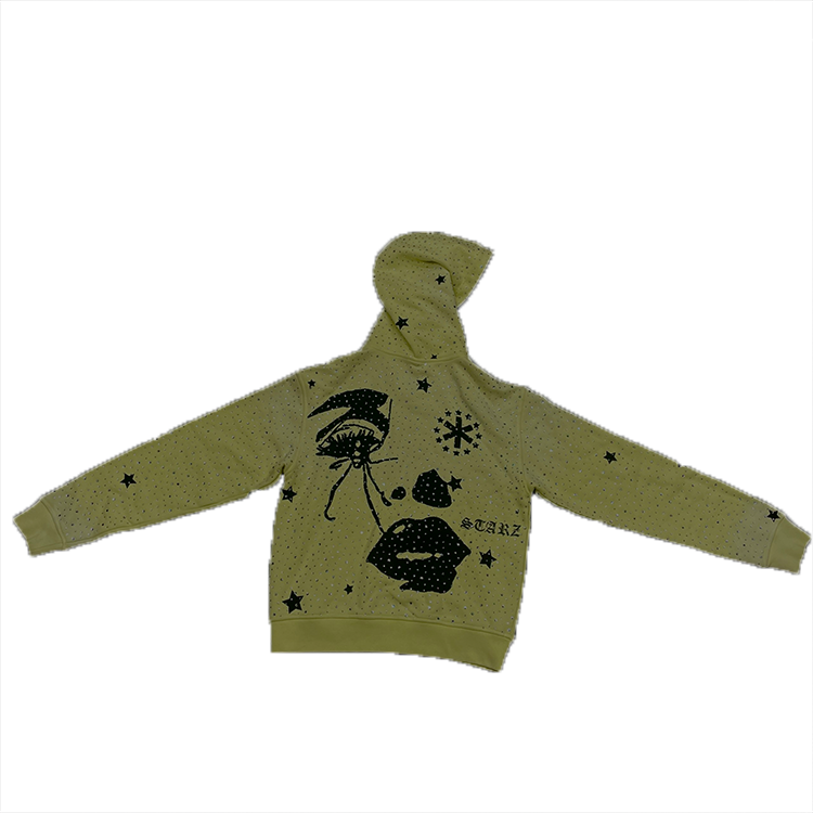 V1 SPOT LIGHT YELLOW ZIP UP