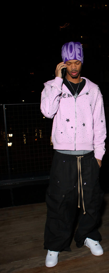 V1 SPOT LIGHT PURPLE  ZIP UP