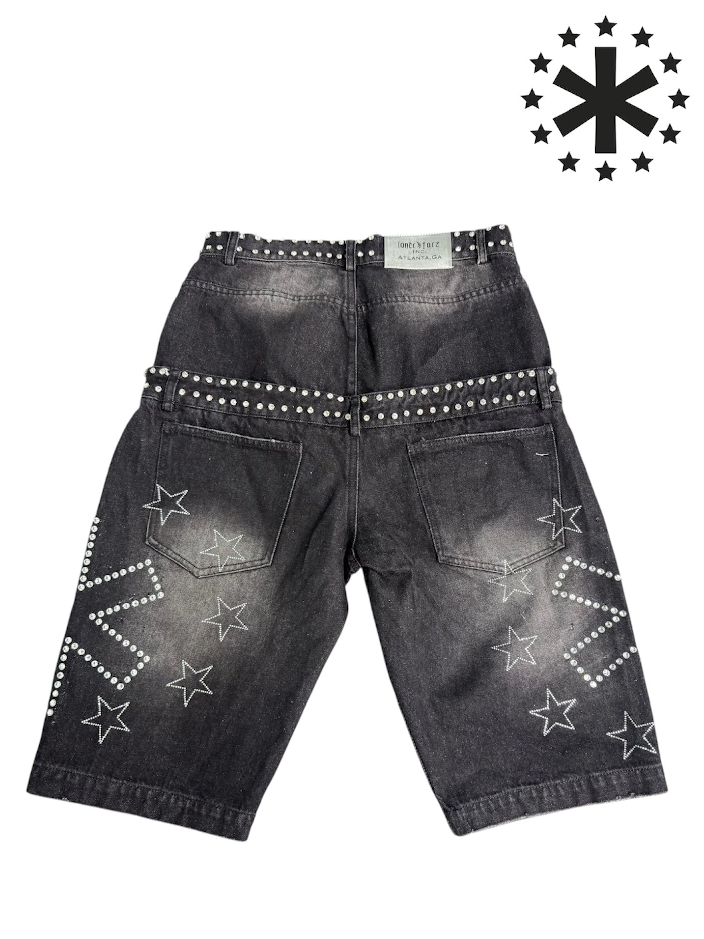DOUBLE WAISTED SIRUIS MIDNIGHT JORTS