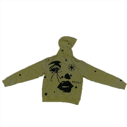 V1 SPOT LIGHT YELLOW ZIP UP